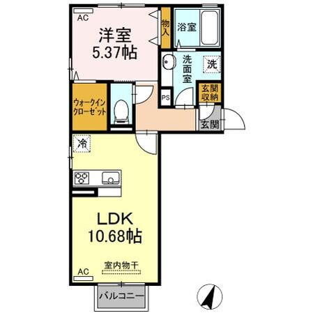 ボヌール吉村の物件間取画像